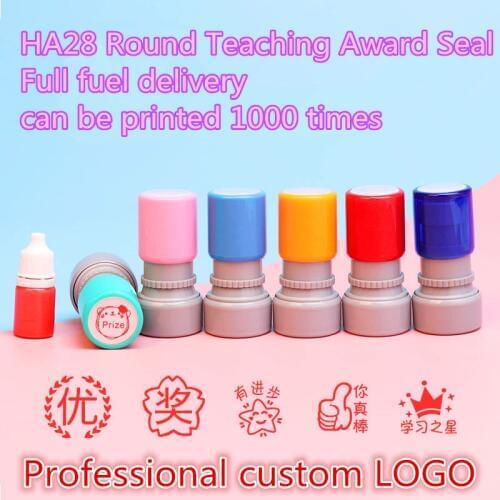 H28 Photosensitive Seal Teachers Comment Kindergarten Name and Character Award Encourage Primary and Secondary School Students