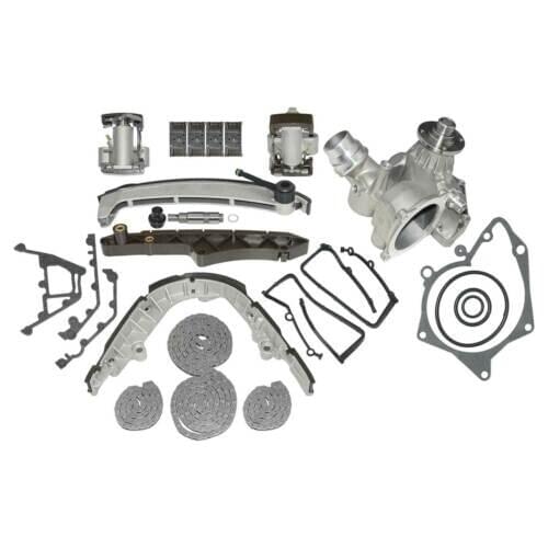 AP03 18pcs Set Timing Chain KIT +Water pump For BMW E39 M62 540i MODELS 4.4L REF:11311741236 11311741777 11311435028