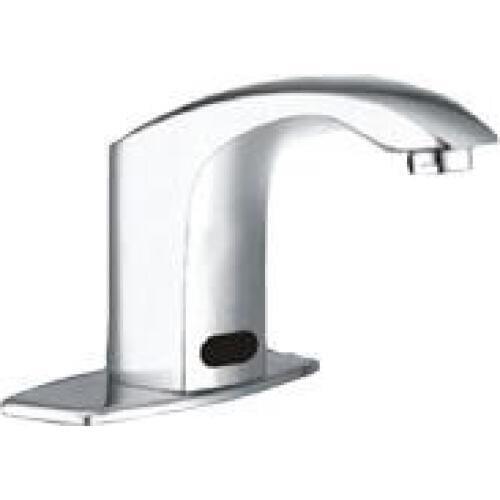 Bathroom brass automatic sense faucet, Chrome plated infrared sense faucet, Single hole sink basin water tap bathroom fixture