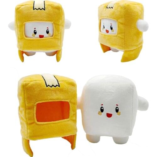 Hot Sale Cartoon Lankybox Removable Cartoon Robot Turned Into A Doll Pillow Soft Plush Stuffed Dolls Toy For Children Boys Girls