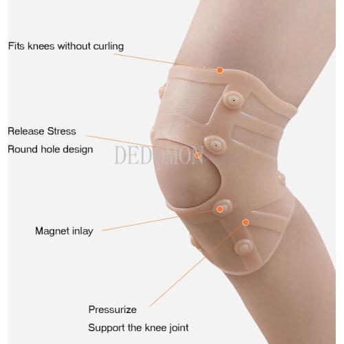 Magnetic Therapy Kneepad Knee Brace Support Compression Sleeves Joint Pain Arthritis Pain Relief Injury Recovery Protector Belt