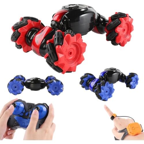 HY26 RC Cars Remote Control Stunt Car Gesture Induction Twisting Off-Road Vehicle Drift Dancing Deformation Side Driving Toy