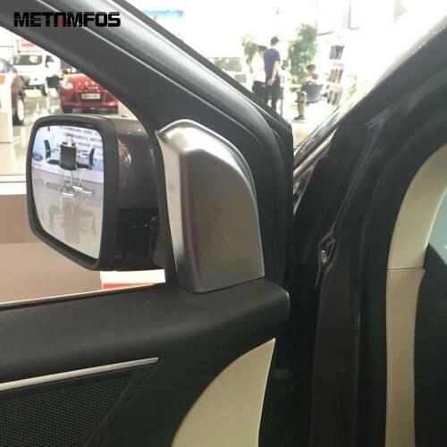 For Ford Edge 2015 2016 2017 Matte Loudspeaker Audio Speaker Cover Trim Window Inner A Pillar Sticker Accessories Car Styling