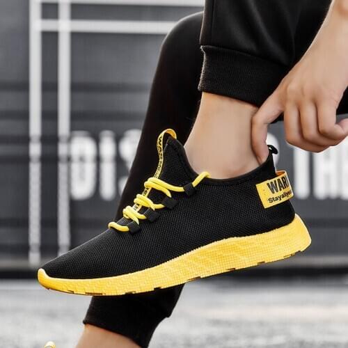 Men Sneakers Breathable Casual Running shoes for men No-slip Men Vulcanize Shoes Male Air Mesh Lace up Shoes masculino