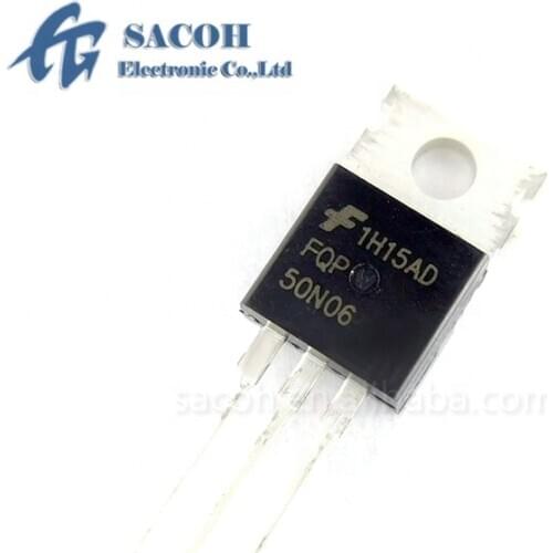 New Original 10PCS/Lot FQP50N06 FQP50N06L FQP50N06C or FQP50N03 or CEP50N06 LYP55N06 STP55NF06 55N06 TO-220 50A 60V N-Ch MOSFET