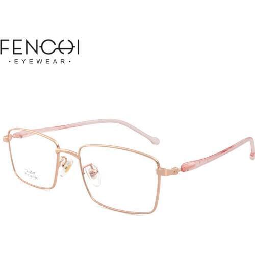 FENCHI TR90 Clear Blue Light Blocking Glasses Women Men Rose Glod Frame Clear Lens Anti Blue Ray Glasses Computer Glasses
