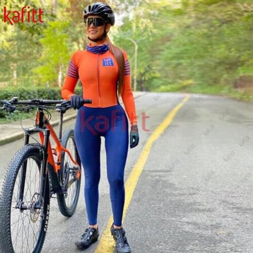 Kafitt cycling clothes for equal couples bicycle pieces jumpsuit women robe cycling womens triathlon sweatshirt set jerseys
