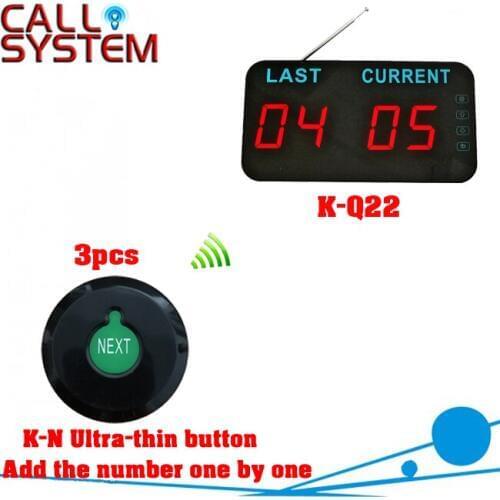 Restaurant Pager Waiter Calling System Wireless Paging Queue System 3 Call Buzzer Quiz Customer Service Equipment