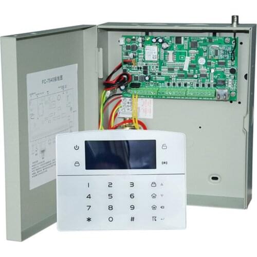 Supporting CMS Center IP Network Computer APP Control+GSM Sim Card Wireless+Wired Security Alarm System
