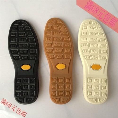 Natural rubber goosegrass soles Leisure shoes bottom Stitching sole black white yellow sole sole materials