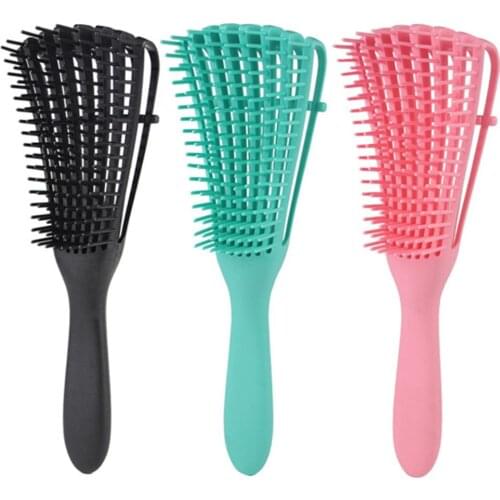 Portable Multifunctional Detangling Hair Brush Health Care Scalp Massage Comb Anti-static Hair Brush Combs Salon Styling Tools