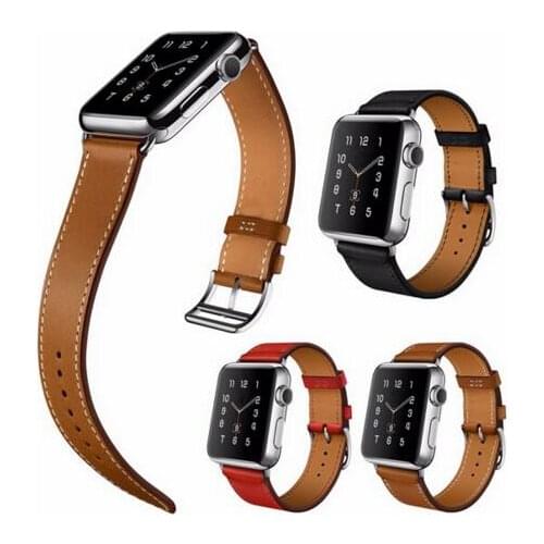 Series SE 6 5/4/3/2/1 wristband For Apple Watch leather Band Single Tour Wrist Bracelet For iWatch straps 38 42 40mm 44mm