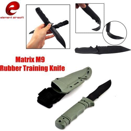 US Army M9 Tactical Training Dagger Cosplay Plastics Knife War Movie Prop Wargame Hunting Practice Decoration Rubber Knife CY339
