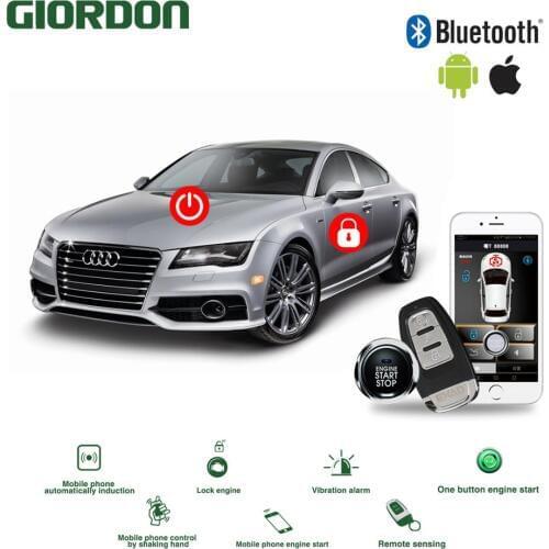 Universal car accessories Keyless Entry Comfort System PKE APP Phone Remote Start Car Engine Car Alarm Push 2020 version