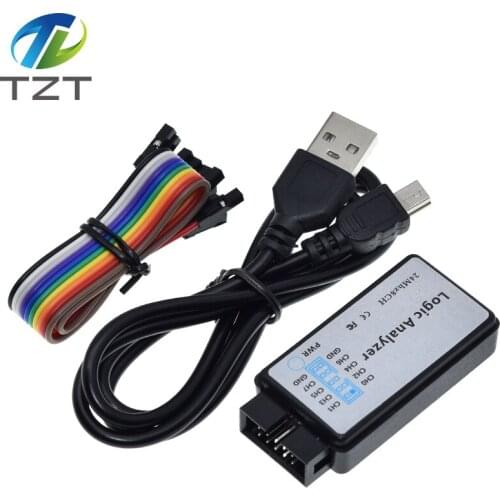 USB Logic Analyzer 24MHz 8 Channel 24M/seconds Logic Analyzer Debugger For ARM FPGA Logic Analyzer Logic 24M 8CH