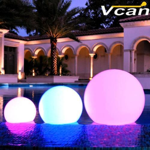 Waterproof ip68 battery charging Color Changing led Night Light ball for party game