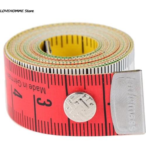 1.5m Body Measuring Ruler Sewing Tailor Tape Measure Mini Soft Flat Ruler Centimeter Meter Sewing Measuring Tape