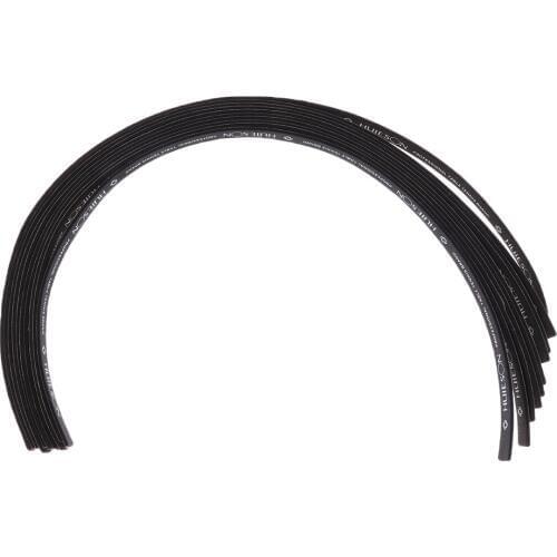 10 Pcs 49 x 1.0 x 0.1cm Table Tennis Racket Edge Tape Ping Pong Racket Side Tape Racquet Bat Side Sponge Protect Red / Black