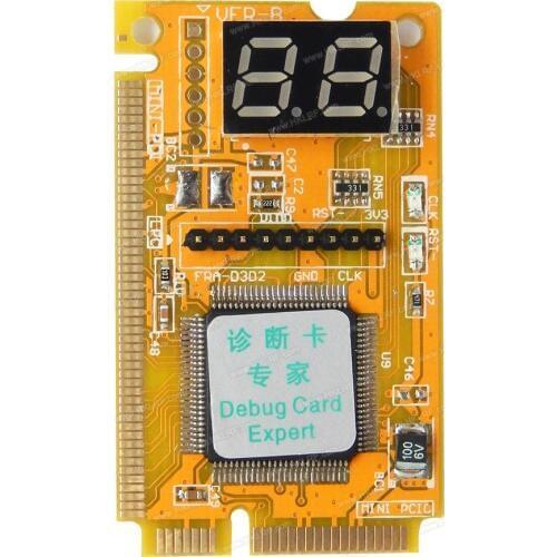 3 in 1 Mini PCI/PCI-E LPC PC Laptop Analyzer Tester Diagnostic Post Test Card Combo-Debug-Card Repair Tool