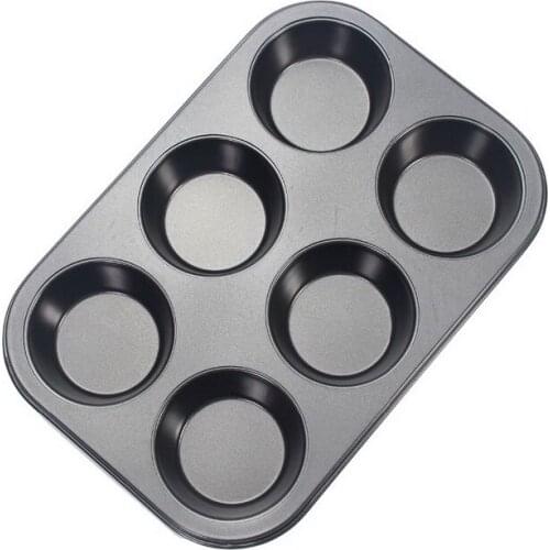 Nonstick 6-cup Muffin Pan Cake Mould Cupcake Mold Baking Tools