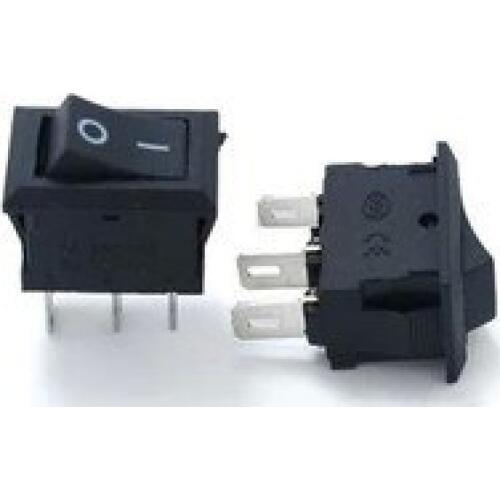 Free Shipping 100pcs/LOT, 250VAC 3A, Connectors ,3-Pin, ON / OFF Rocker Switch KCD11 8.5*13.5MM 117S