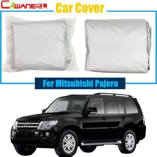 Cawanerl Car Cover SUV Outdoor Anti UV Snow Rain Sun Resistant Protector Cover Sun Shade For Mitsubishi Pajero Quality Warrant