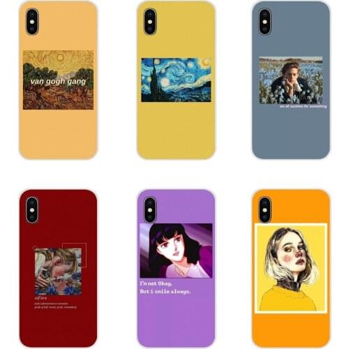 Great art aesthetic van Gogh Mona Lisa David For Xiaomi Mi4 Mi5 Mi5S Mi6 Mi A1 A2 A3 5X 6X 8 CC 9 T Lite SE Pro TPU Shell Covers