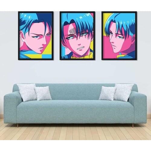 Canvas Paintings Home Decor Modular Aanval Op Titan Pictures Anime Printing Poster For Living Room Wall Artwork No Framework