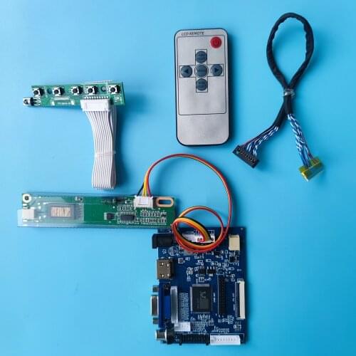 Kit Work for CLAA154WB04 1280x800 Controller Board remote driver panel HDMI LCD Screen display moitor 2AV VGA AV 30pin