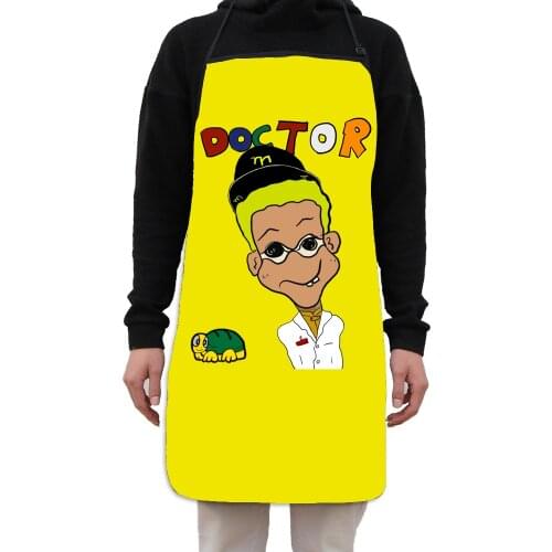 Customize Your Apron Grill Kitchen Chef Apron Professional for BBQ, Baking, Cooking for Men Women Adjustable