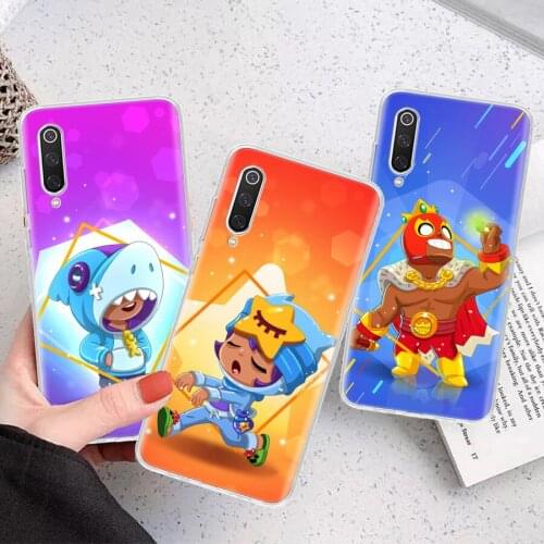 Cartoon Transparent Silicon Phone Case For Xiaomi Note 10 Mi 11 9 8 CC9 10T 9T 5X 6X A3 A2 A1 Lite Pro Poco F1 X3 Cover Coque