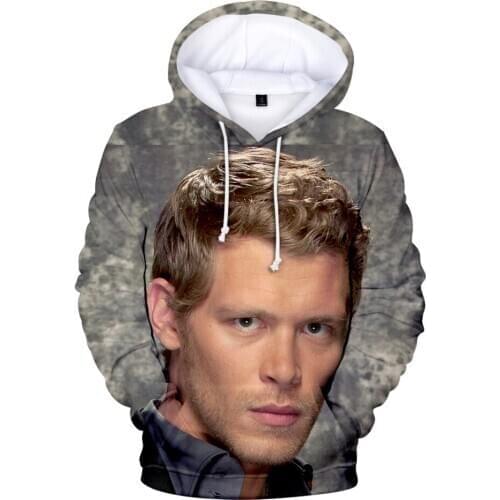 Sidno New Arrival Niklaus Mikaelson 3D Hoodies Men/Women Fashion Casual Harajuku Sweatshirt 3D Niklaus Mikaelson Mens Hoodie