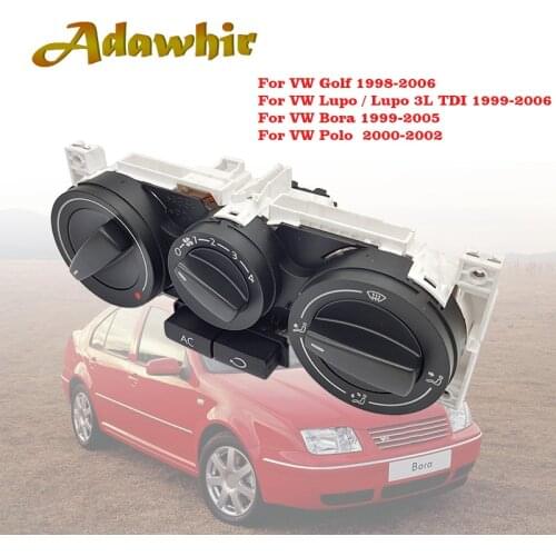 1J0820045F New Manual Heater & A/C Air Conditioning Climate Controls Module for VW Golf Mk4 Bora Jetta Polo Lupo / Lupo 3L TDI