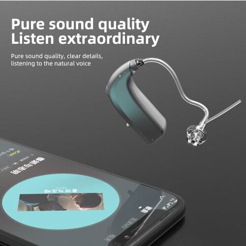 Rechargeable Digital Hearing Aid Bluetooth Open Fit OE Sound Amplifier Wireless Hearing Loss Hearing Amplifier Work with Phone