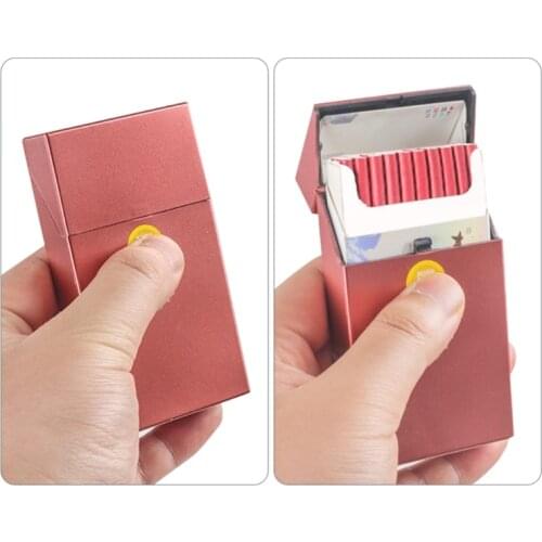 Plastic Cigarette Case Dispenser Tobacco Container Cigarettes Storage Box Holder Smoking Accessories