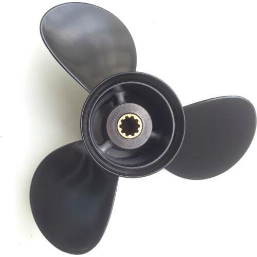 9.9x11 For NISSAN 25-30HP propeller NISSAN outboard boat motors 10 tooth NISSAN Aluminium boat accessories marine Propellers