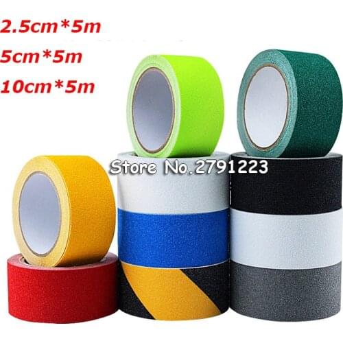 Anti-Slip Traction Tape Strong Grip Abrasive Tapes Indoor Outdoor Non Skid Treads Stairs Boat Decks 2.5cm*5m 5cm*5m 10cm*5m