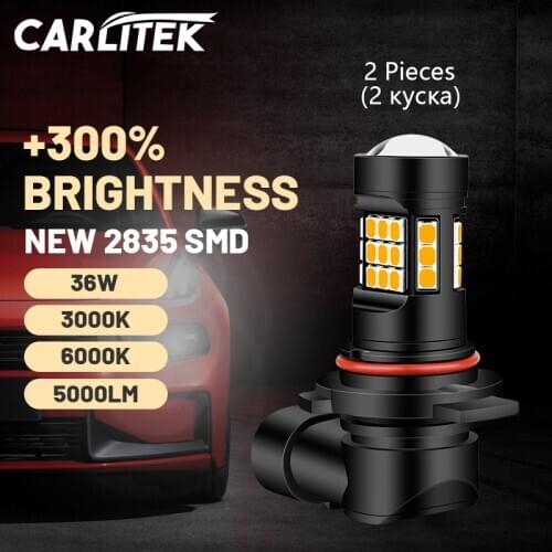 Fog Lamps 2PCS Yellow Red White Lights H11 H16 H4 1156 9012 9005 9006 H8 H9 1157 BA15D T20 7443 T25 3156 3157 PY21W P21W BAU15S