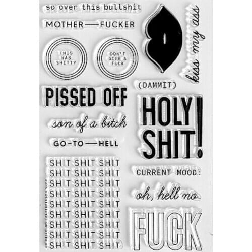 Englis Clear Stamp for DIY scrapbooking/Card Making C1011