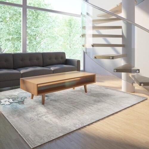 Reese Velvet Lint Free Soft Carpets Living Room Retro Abstract Christmas Elk Area Rugs Kitchen Bedroom Anti Slip Bottom Washable