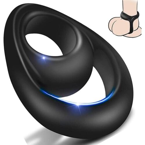 Sex Toys Penis Enlargement Cock Ring Men Erection Rings Delay Ejaculation Sextoy Penisring Ball Stretcher Chastity Cage Sex Shop