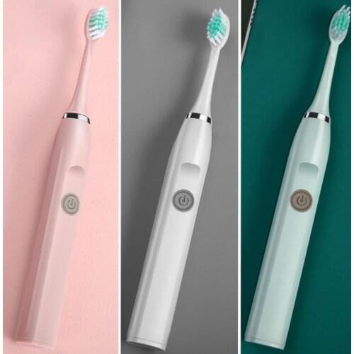 Sonic Toothbrush 4 Brush Heads IPX 7 Waterproof Oral Hygiene teeth whitening No Rechargeable Battery Power Electric Toothbrush1