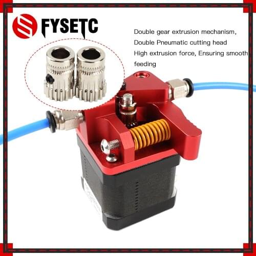Dobule Pulley MK8 Extruder Btech Dual Direct Drive Extruder Kit For CR-10S CR10S PRO Ender-3 Ender-3PRO Ender 5 Tornado