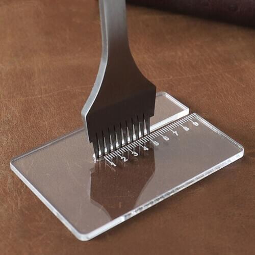 Punching Auxiliary Punching Acrylic Puller Practical Manual Leather Punching Puller Prevent Leather Surface Deformation