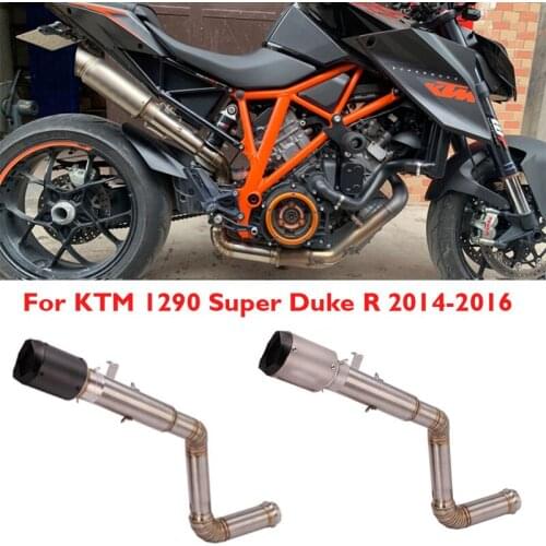 For KTM 1290 Super Duke R 2014 2015 2016 Motorcycle Exhaust Pipe Escape Muffler Modified Connector Front Header Pipe