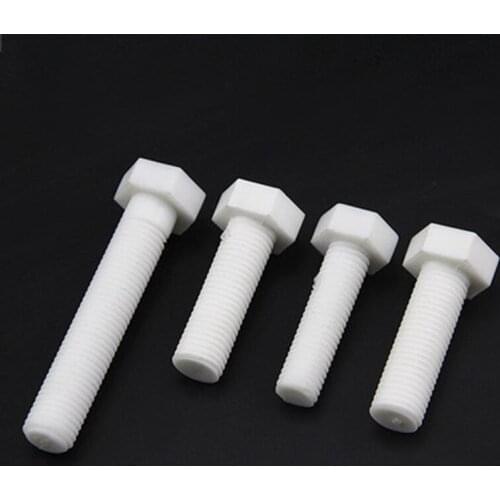 1Pcs M16 PP Plastic Allen Hexagon head Screws insulation Acid and alkali resistant bolt nylon Screw 80mm-150mm L