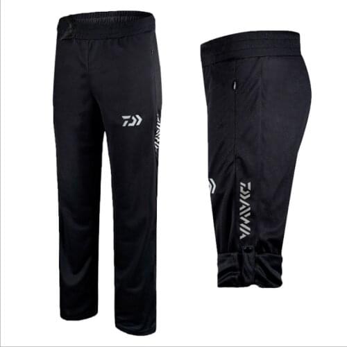 2021 Daiwa Fishing Pants Anti-UV Fisherman Trousers Outdoors Black Breathable Pants Fishing Trousers Quick-dry Fishing Pants