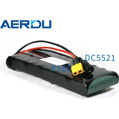AERDU 10S1P 36V 7Ah 3500mAh cells high capacity18650 li-ionbattery pack with BMS for scooter e-bike rechargeble pulg DC5521 XT60