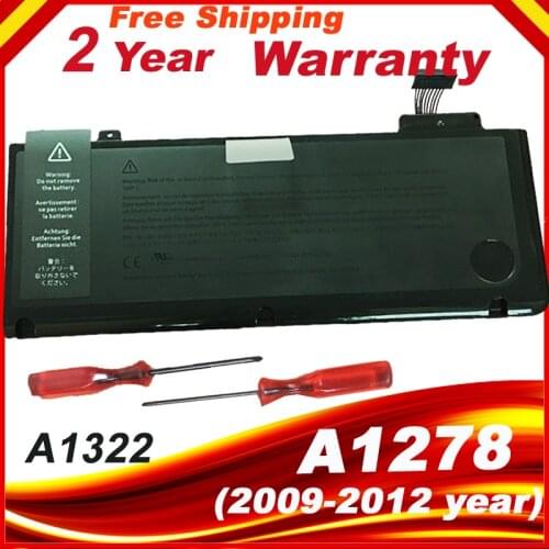 A1322 Battery for Apple Macbook Pro 13 inch A1278 Mid 2012 2010 2009 Early 2011
