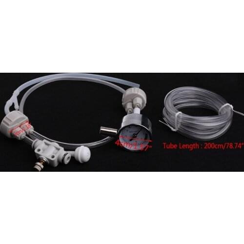 YYSD Aquarium DIY CO2 Generator System Kit With Pressure Guage Water Plants D201 Tool